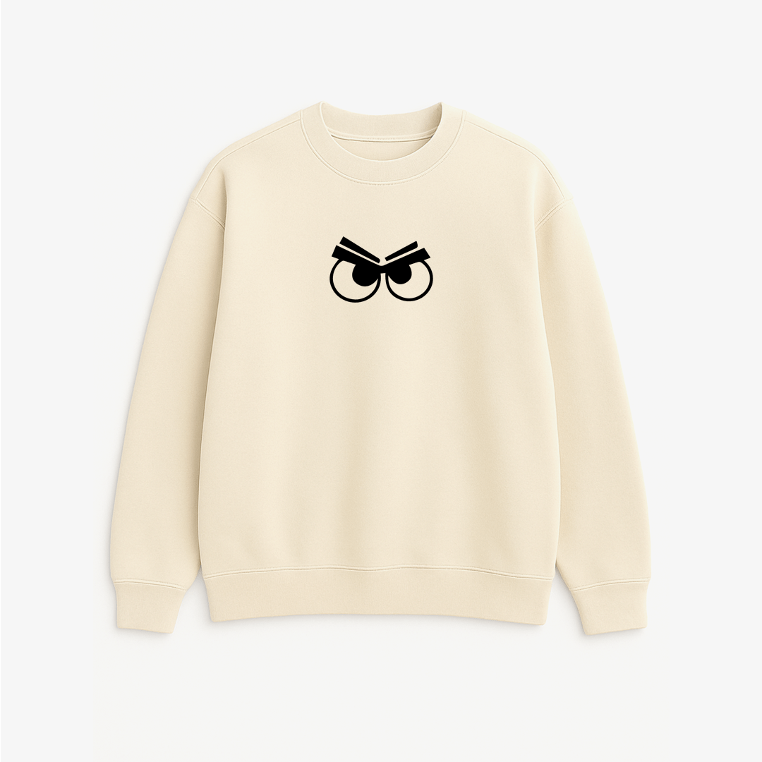 Don't Look Back - Printed Oversized Sweatshirt